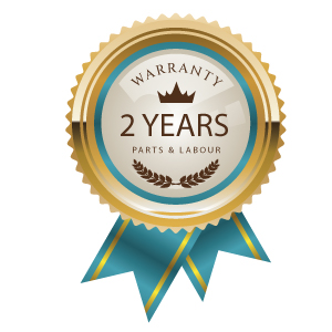 300px 2 YEARS WARRANTY PARTS & LABOUR