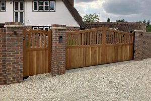 Wooden gate